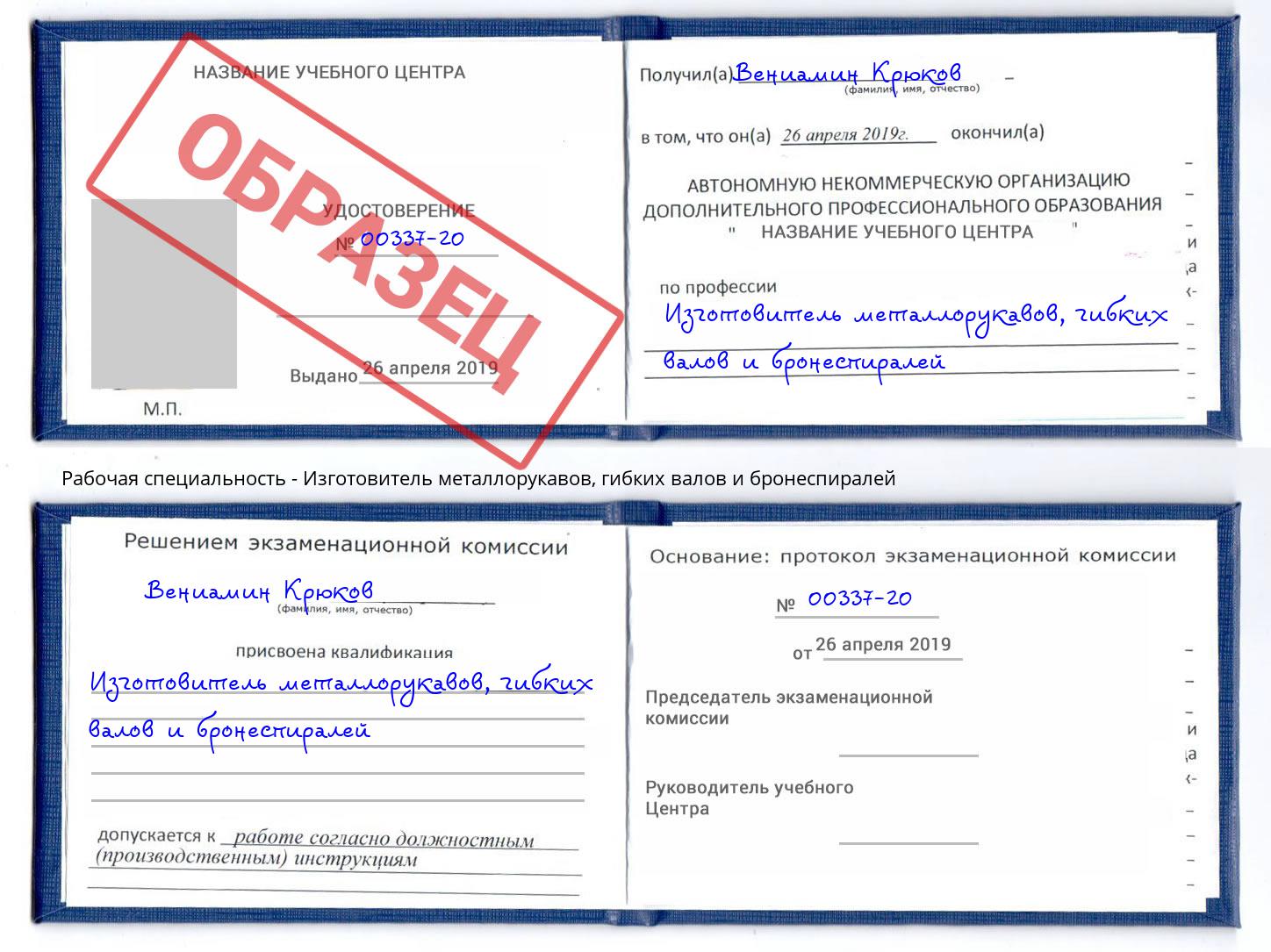 Изготовитель металлорукавов, гибких валов и бронеспиралей Петропавловск-Камчатский